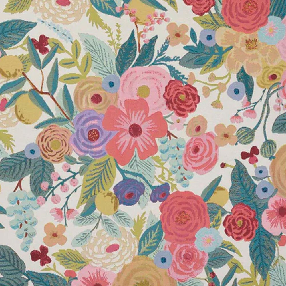 Loloi Rifle Paper Co. x Loloi Perennial Rose / Multi 6&#39;-7&quot; x 9&#39;-4&quot; Area Rug, , large