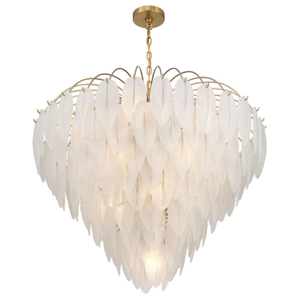 Savoy House Boa 15-Light Chandelier in Warm Brass, , large