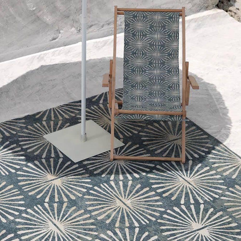 Jaipur Polaris Calvary 5&#39;3&quot; x 7&#39;6&quot; Rainy Day, Doeskin, Stormy Weather and Chinois Green Indoor/Outdoor Area Rug, , large