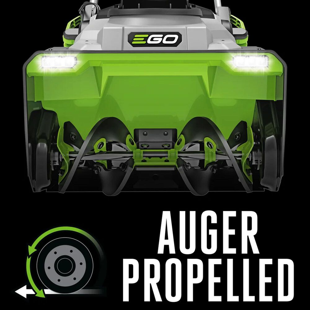 EGO Power+ Auger Propelled 21" Single-Stage Snow Blower, (2) 7.5Ah Batteries and Dual Port Charger Included, , large