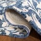 Safavieh Micro-Loop MLP221M 2"3" x 7" Blue and Ivory Runner, , large