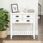 Linon Home Decor Brimley Beadboard Console Table in Antique White, , large
