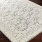 Surya Louvre Black, Ivory and Cream 10" x 14" Area Rug, , large