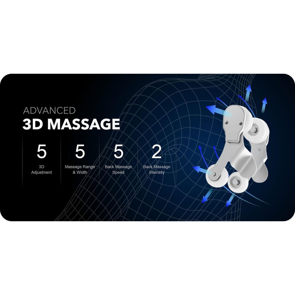 Osaki Ador 3D Allure Zero Gravity Voice Activated Massage Chair in Taupe, , large