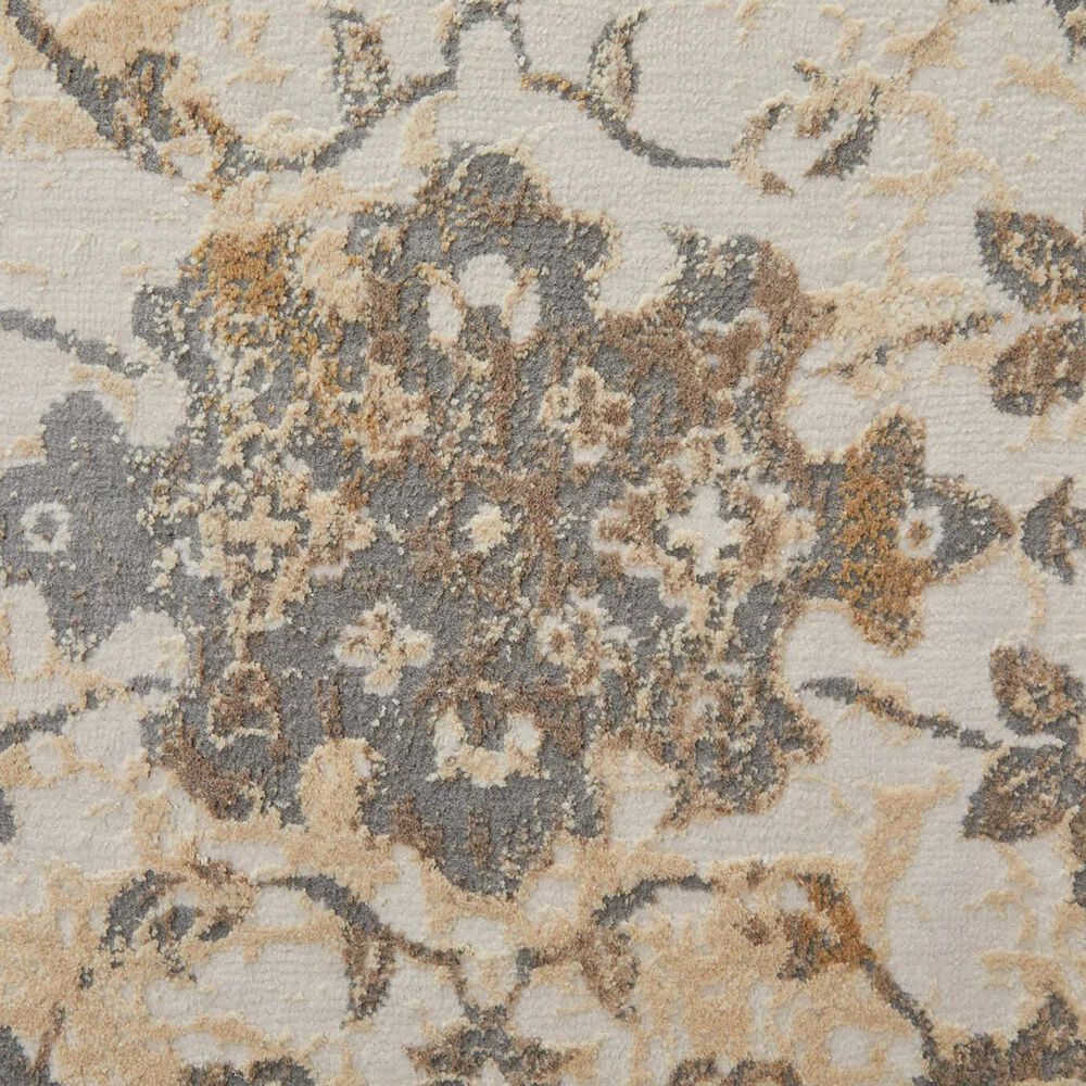Feizy Celene 39L0F 2&#39;6&quot; x 8&#39; Beige and Gray Runner, , large