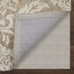 Feizy Belfort Taupe and Ivory 12" x 15" Area Rug, , large
