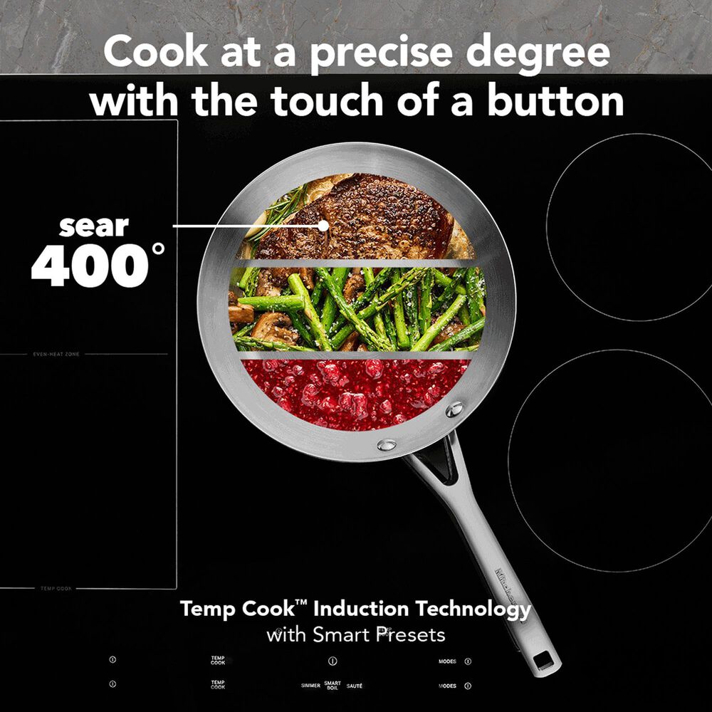 KitchenAid 2-Piece Kitchen Package with Juniper 30" Smart Single Wall Oven and Black 30" Induction Cooktop, , large