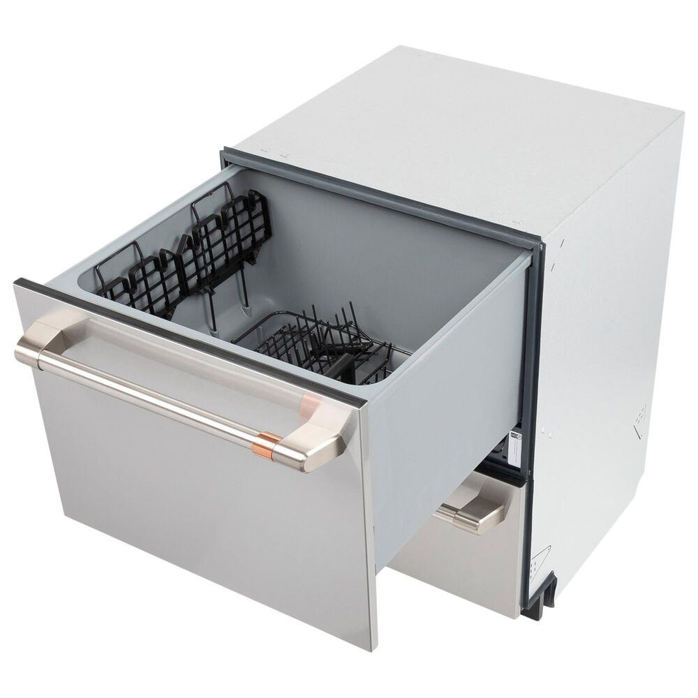 GE Appliances 24" Double Drawer Dishwasher in Stainless Steel