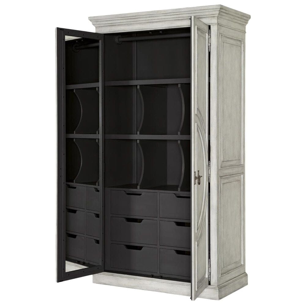 Hooker Furniture Boheme Bilzen Wardrobe in Whitewash, , large