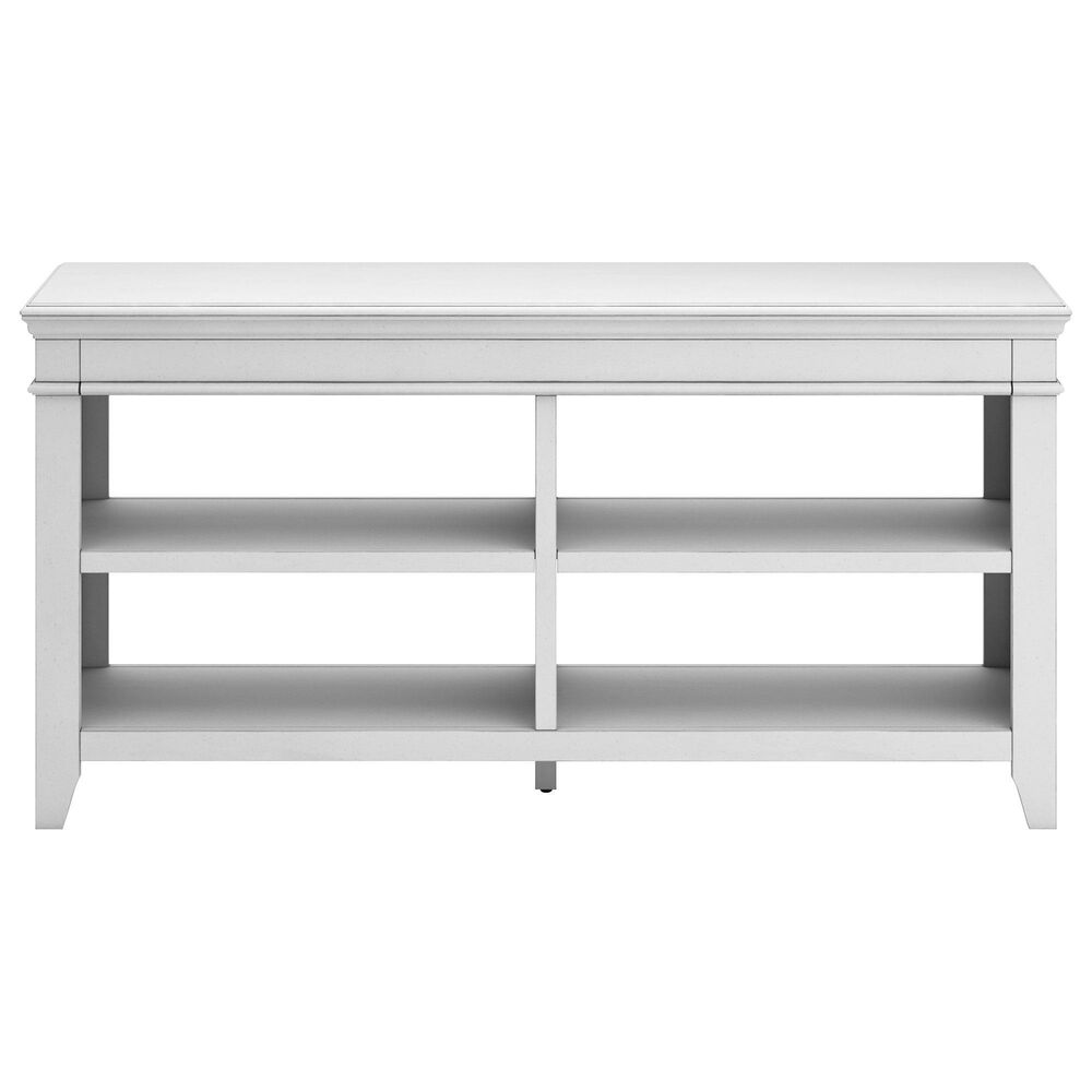 Ashley Kanwyn Credenza Desk in Distressed Whitewash, , large