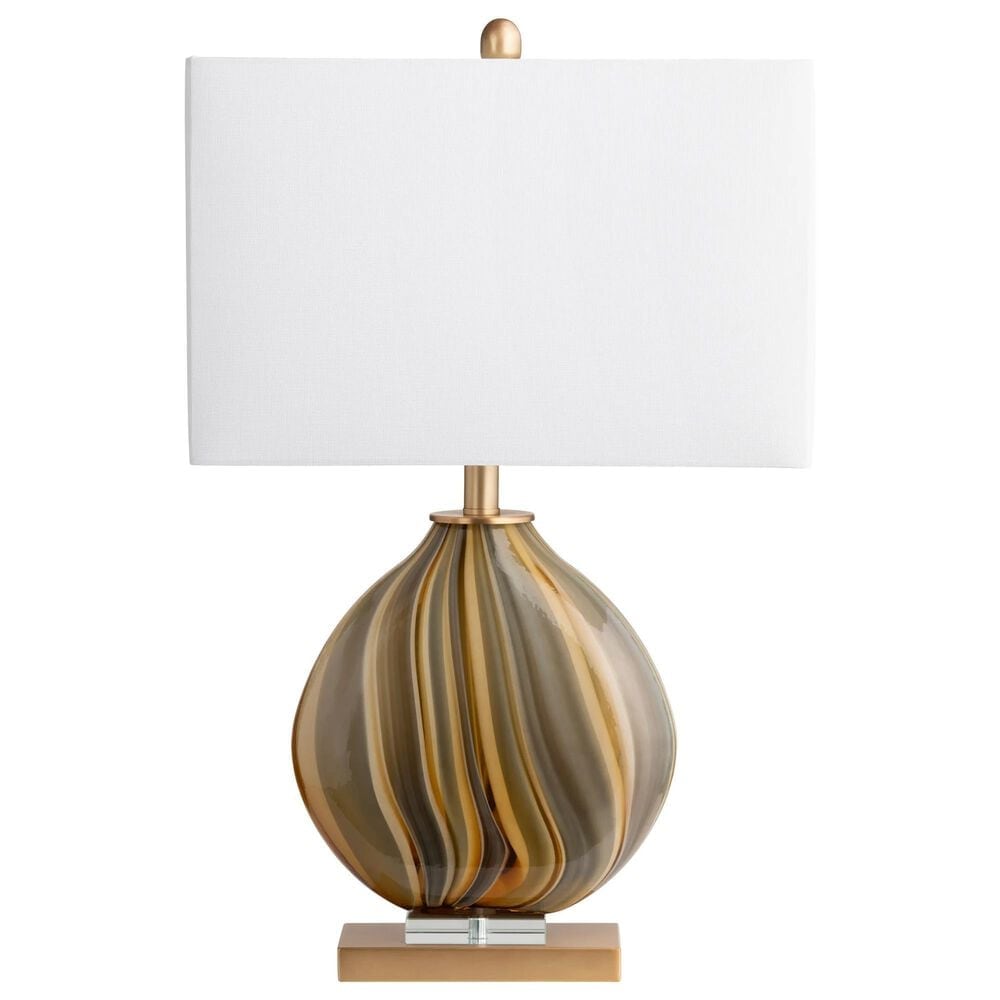 Crestview Collection Chandon Table Lamp in Gold, Blue, Green and Brown, , large