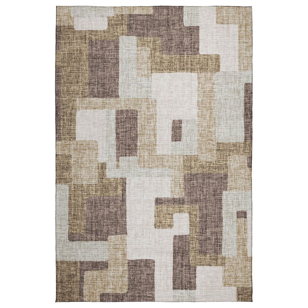 Dalyn Rug Company Portico PO3 Brown 3" x 5" Area Rug, , large
