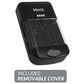Bower DSLR Universal Charger with Rechargeable Batteries in Black, , large