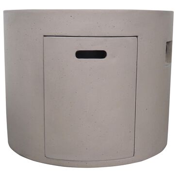 Noble House Mayfair Round Patio 40000 BTU Fire Pit in Light Gray, , large