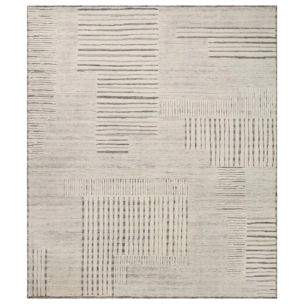 Loloi Moore 7"9" x 9"9" Dove and Ivory Area Rug, , large