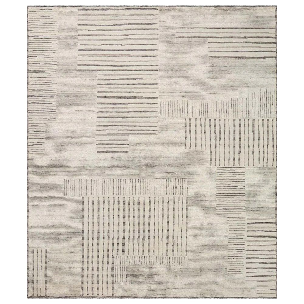 Loloi Moore 7"9" x 9"9" Dove and Ivory Area Rug, , large