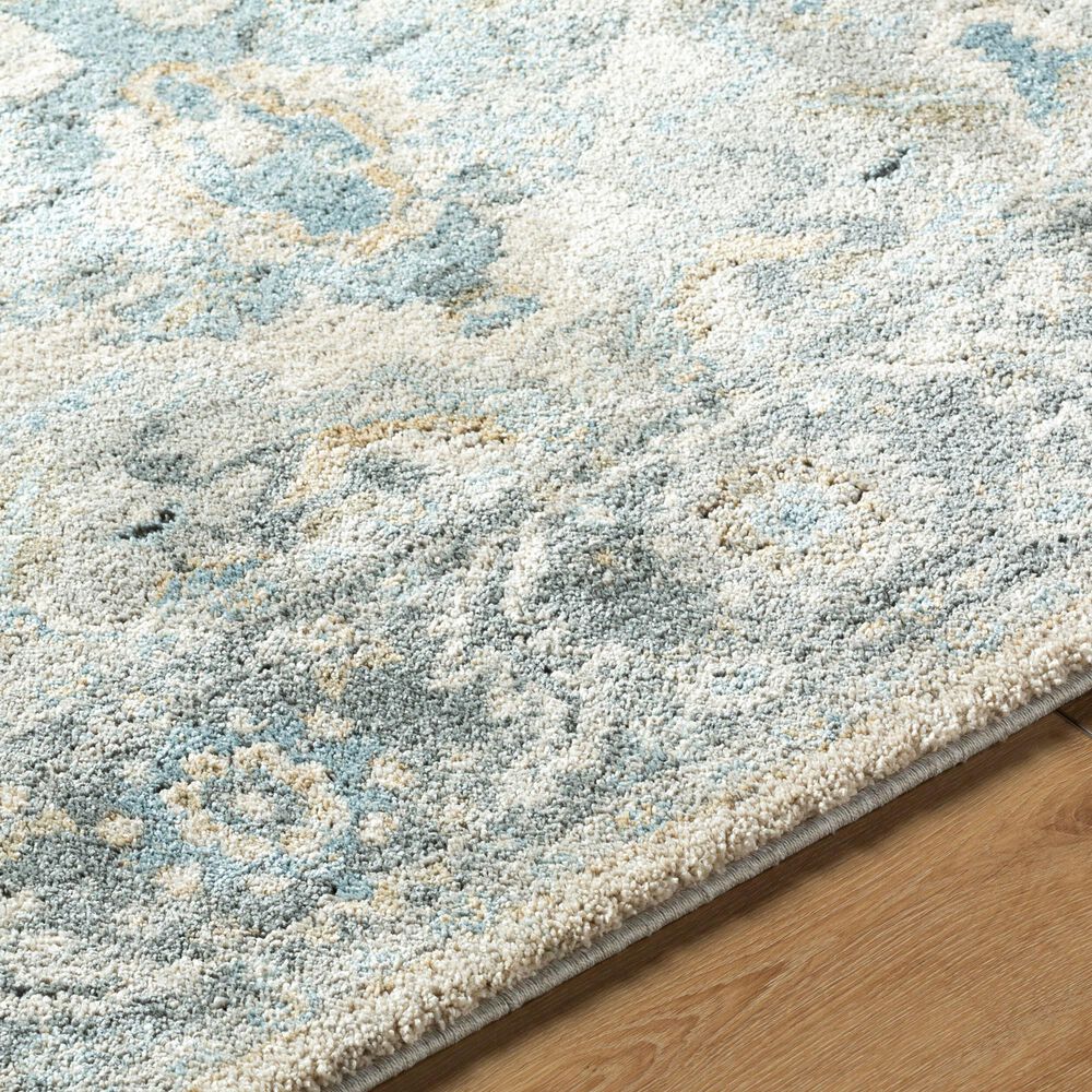 Surya Avellino 10&#39; x 14&#39; Light Beige, Gray, Pale Blue, Deep Teal, Denim, Tan and Light Olive Area Rug, , large