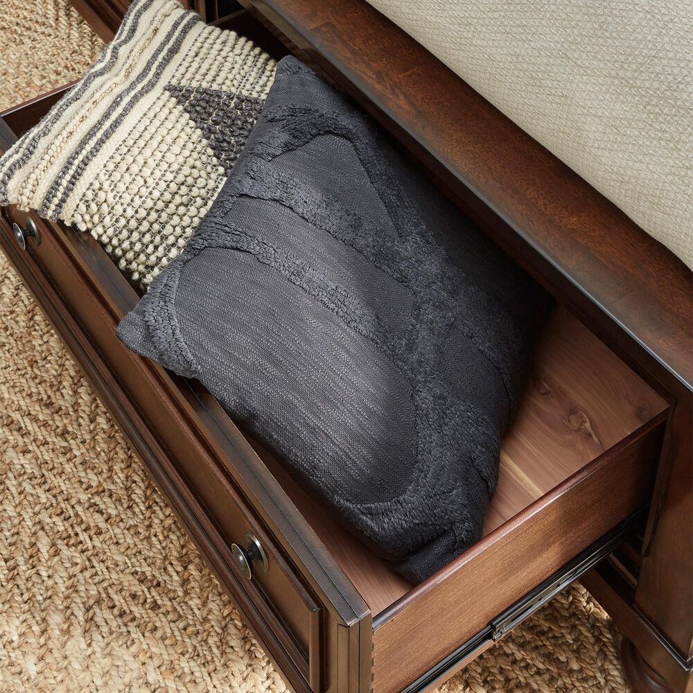 Millenium Porter Queen Panel Storage Bed in Rustic Brown, , large