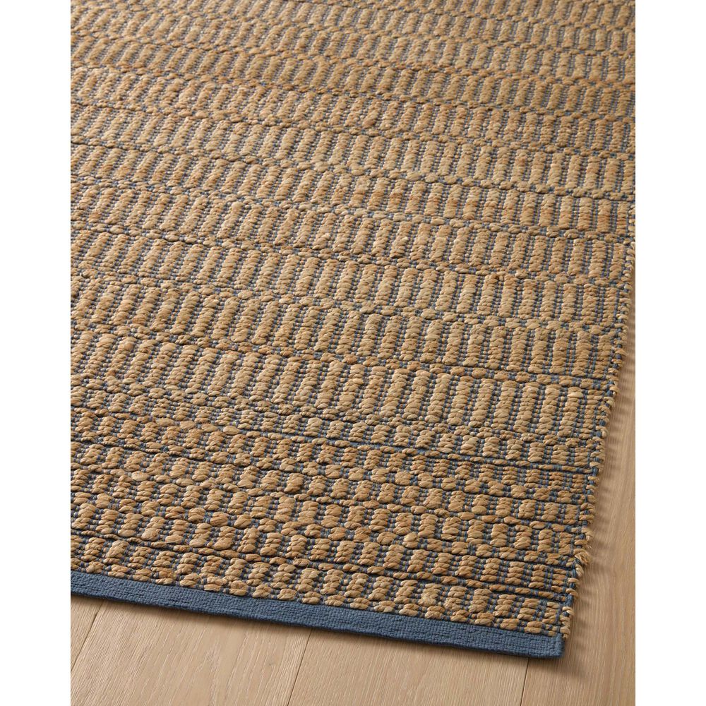 Angela Rose Colton 2&#39;6&quot; x 8&#39; Natural and Navy Runner, , large