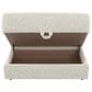 Hartsfield Jazzy Storage Ottoman in Bone, , large