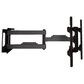 CorLiving 19" x 24" Full-Motion H-Frame TV Wall Mount in Black, , large