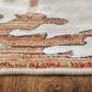 Feizy Melrose 6"7" x 9"6" Ivory and Multicolor Area Rug, , large