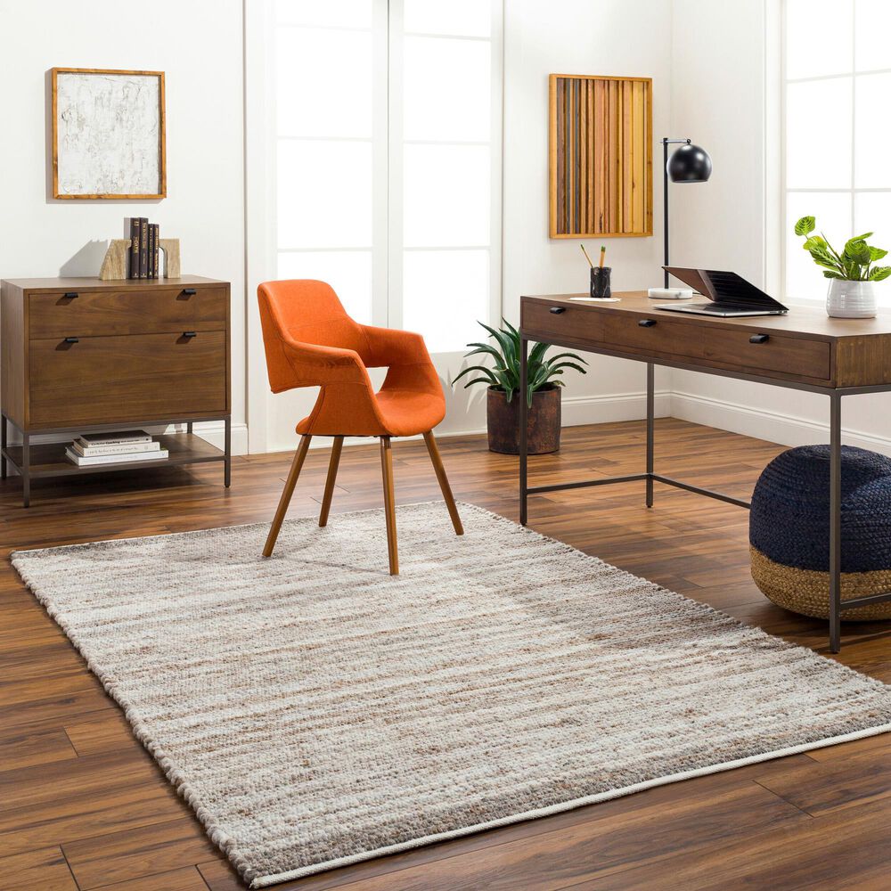 Surya Florentina Off-White, Charcoal and Light Slate 10&#39; x 14&#39; Area Rug, , large