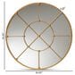 Baxton Studio Ohara Accent Wall Mirror in Gold, , large