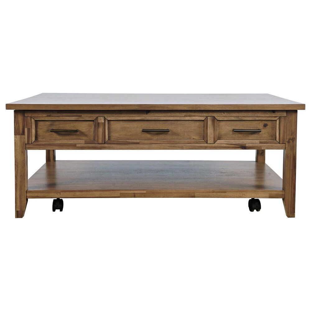 Jofran Claremont Lift-top Cocktail Table in Brown, , large
