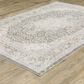 ROW by Oriental Weavers Cavett Gray and Orange 7"10" x 10"10" Area Rug, , large