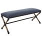 Uttermost Firth Bench in Navy Blue, , large