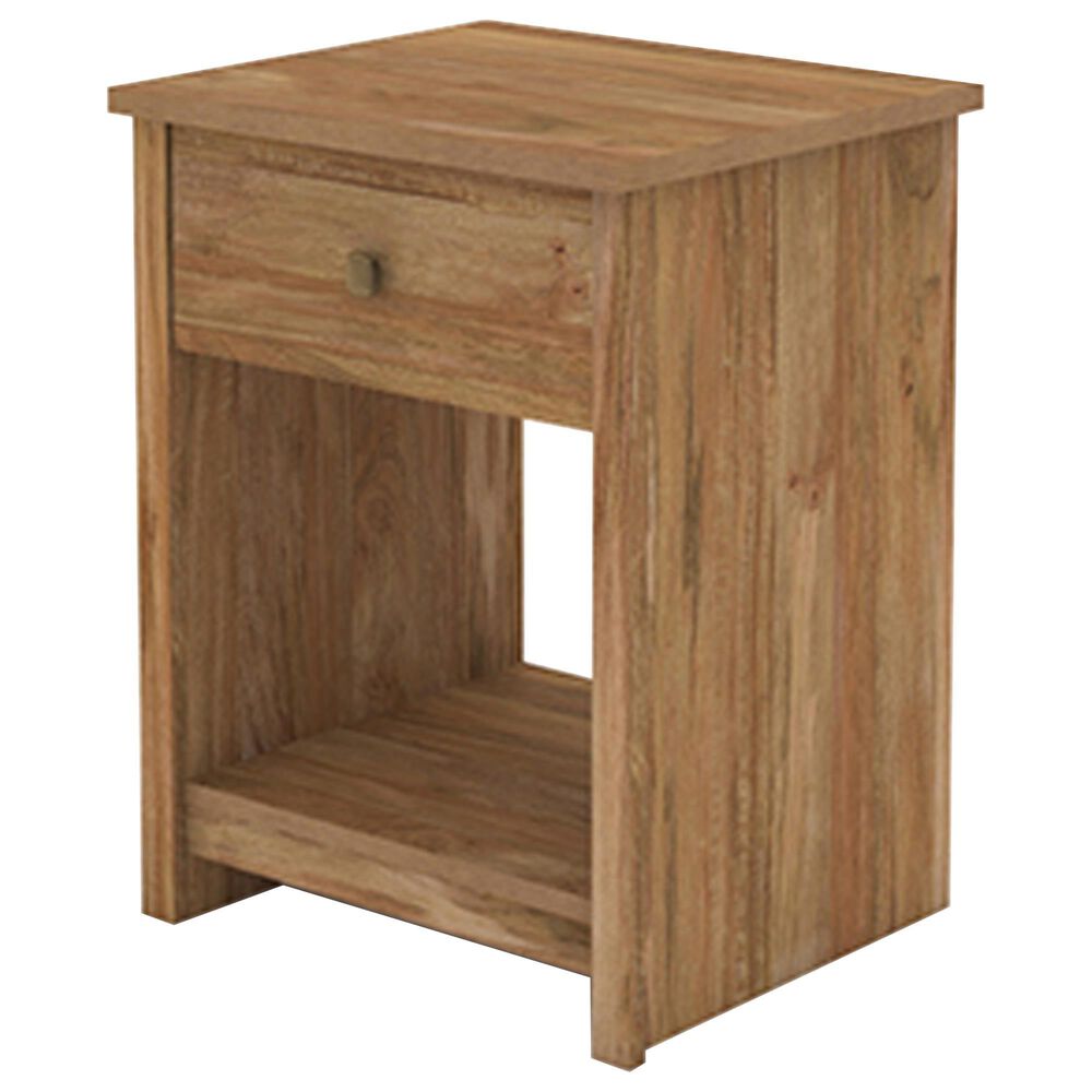 Sauder River Ranch 1-Drawer Nightstand in Sindoori Mango, , large