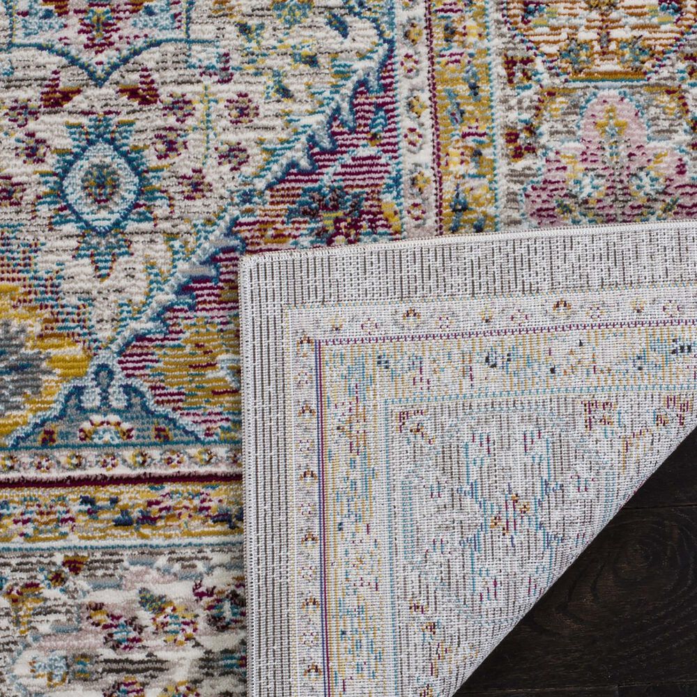 Safavieh Aria ARA127C 2&#39; x 8&#39; Cream and Multicolor Runner, , large
