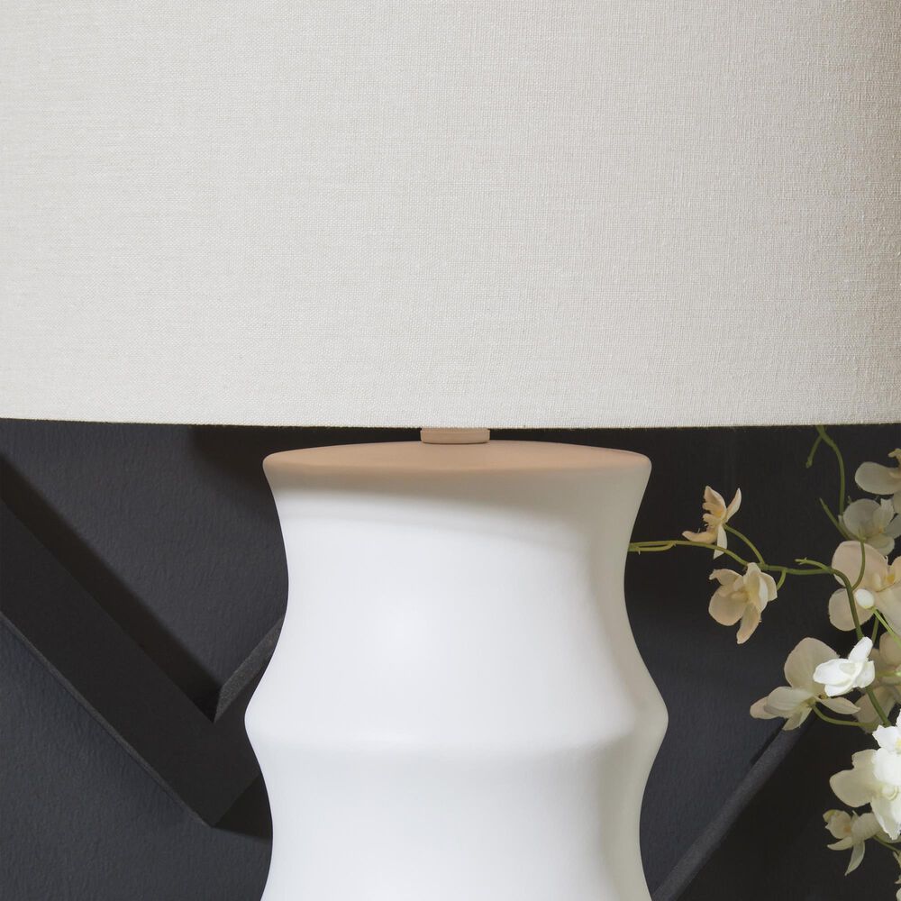 Ashley Veraleigh Poly Table Lamp in White, , large