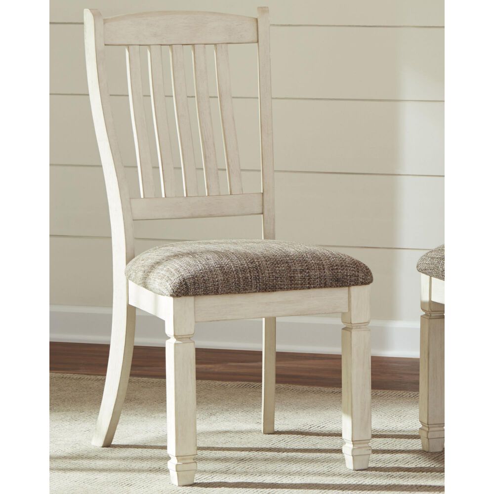 Signature Design by Ashley Bolanburg Side Chair in Antique White, , large