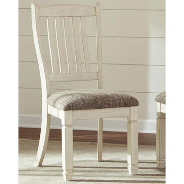 Signature Design by Ashley Bolanburg Side Chair in Antique White, , large