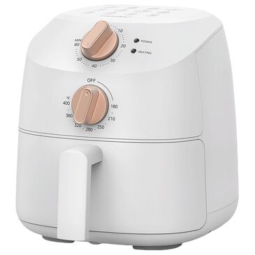 Midea 2.1 Quart Compact Air Fryer in White, , large