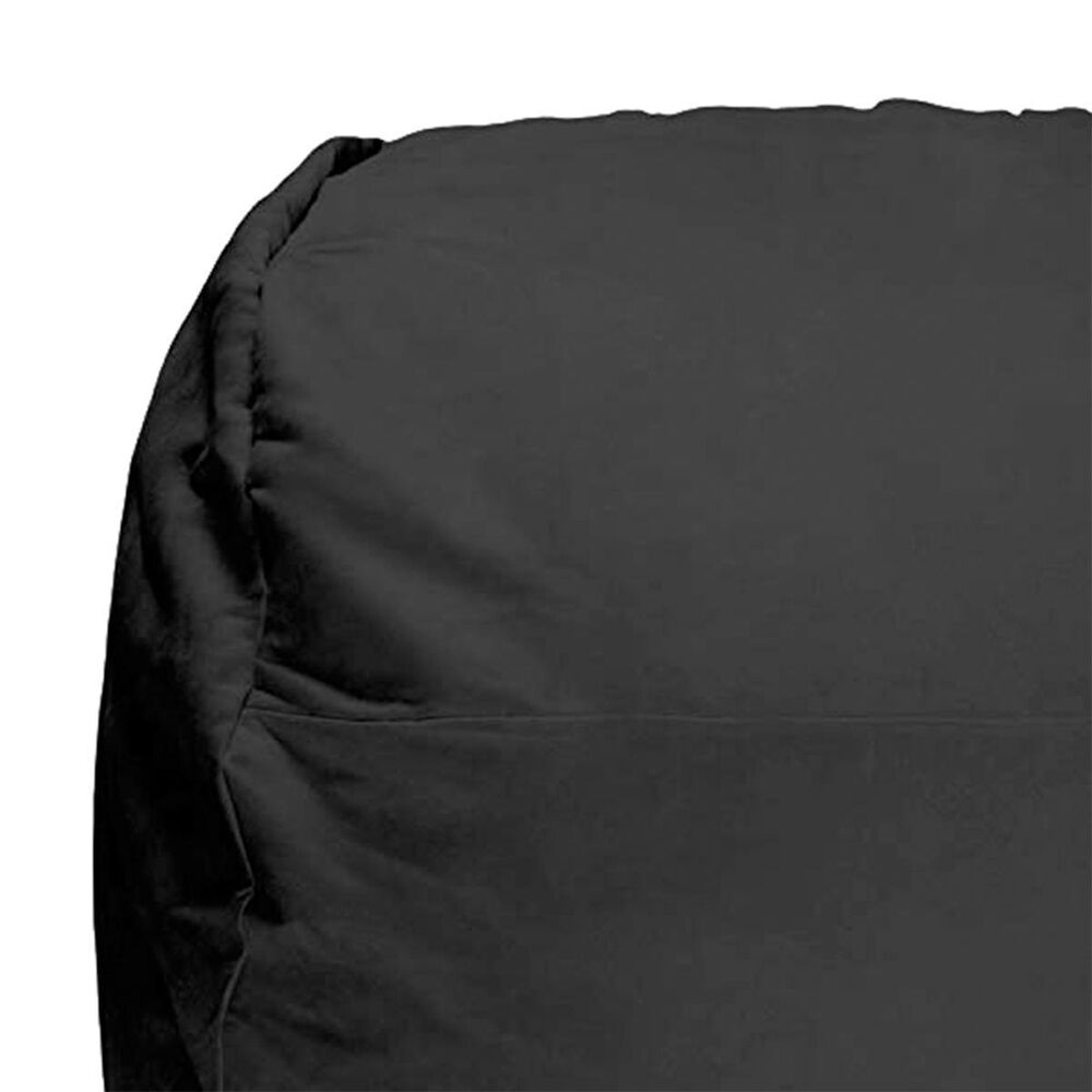Jaxx 5.5&#39; Lounger Bean Bag Loveseat in Black, , large