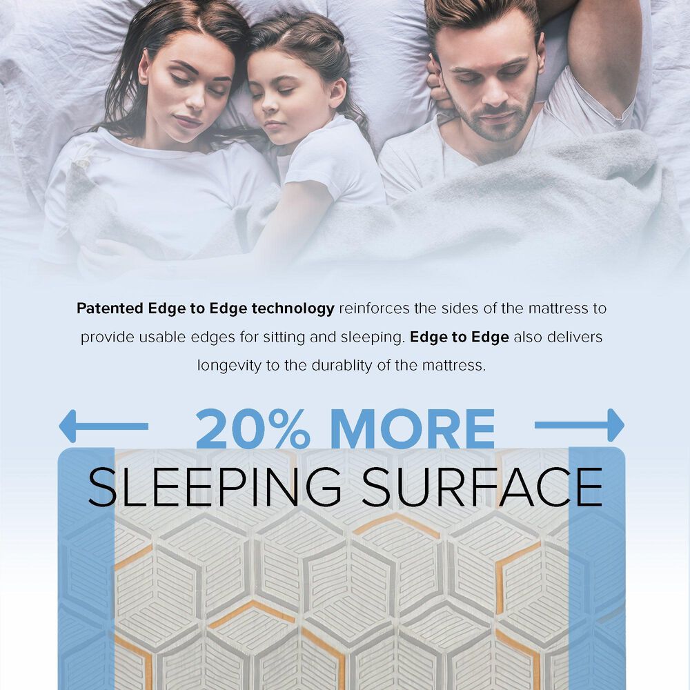 Hearth and Haven Southbay Copper Medium Twin XL Mattress, , large