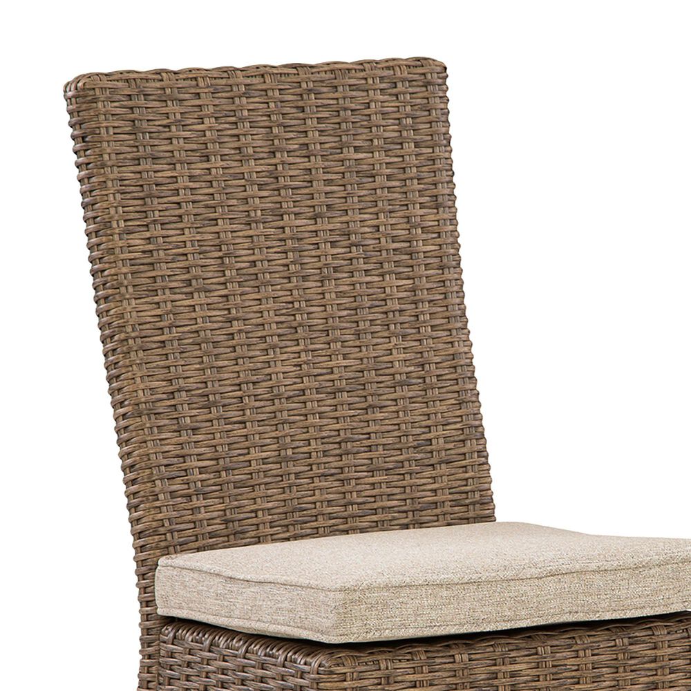 Ashley Laguna Heights Patio Side Chair with Cushion in Beige (Set of 2), , large