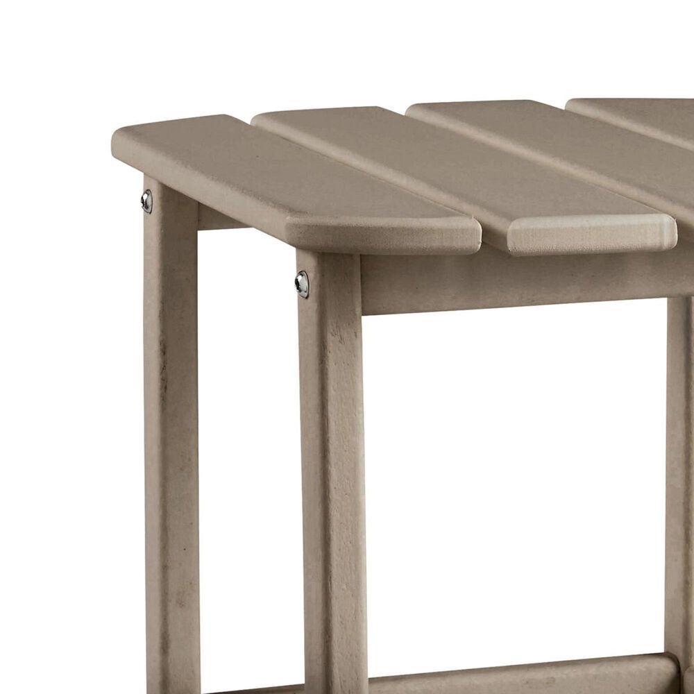 Ashley Sundown Treasure Rectangular End Table in Grayish Brown, , large