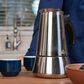 Kitchen Supply 3-Cup Stovetop Espresso Coffee Maker in Silver, , large