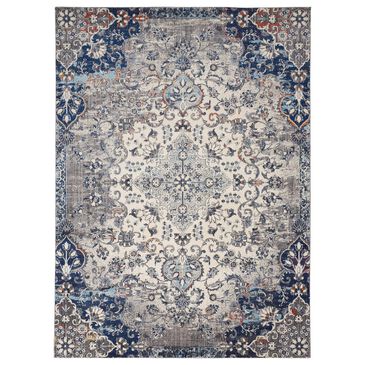 Feizy Rugs Bellini 2" x 8" Ivory and Gray Runner, , large
