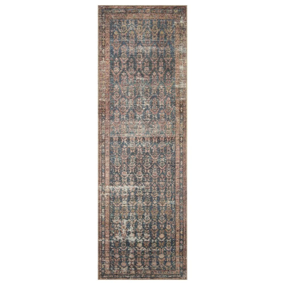 Amber Lewis x Loloi Billie 2"6" x 12" Ocean and Brick Runner, , large