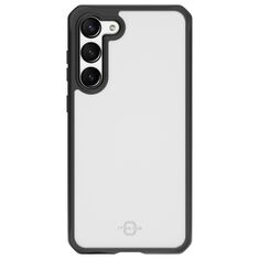 ITSkins Hybrid R Solid Case for Samsung Galaxy S23 in Black and Transparent