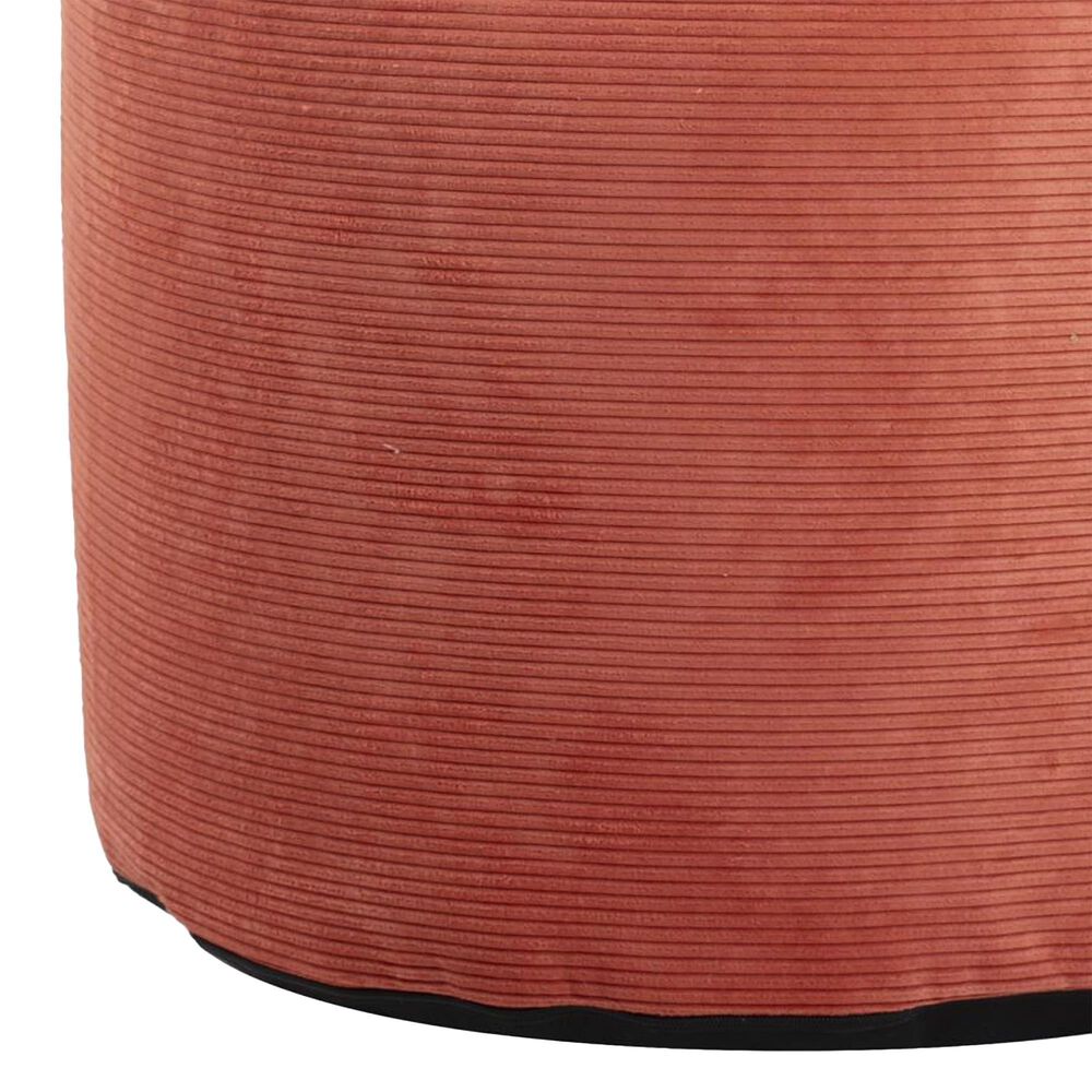 Howard Elliott Pana Tall Pouf in Terracotta, , large