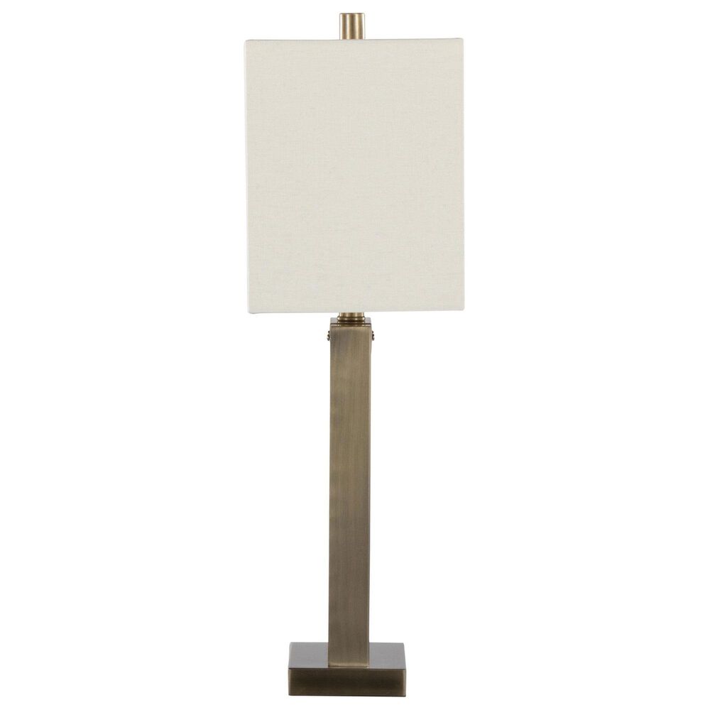Grandview Gallery Royce Metal Table Lamp in Antique Brass, , large