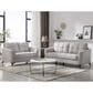 HOMLUX Sofa and Loveseat Set with Tufted Cushion in Light Gray, , large