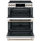Cafe 30" Slide-In Double Oven Electric Range in Matte White, , large