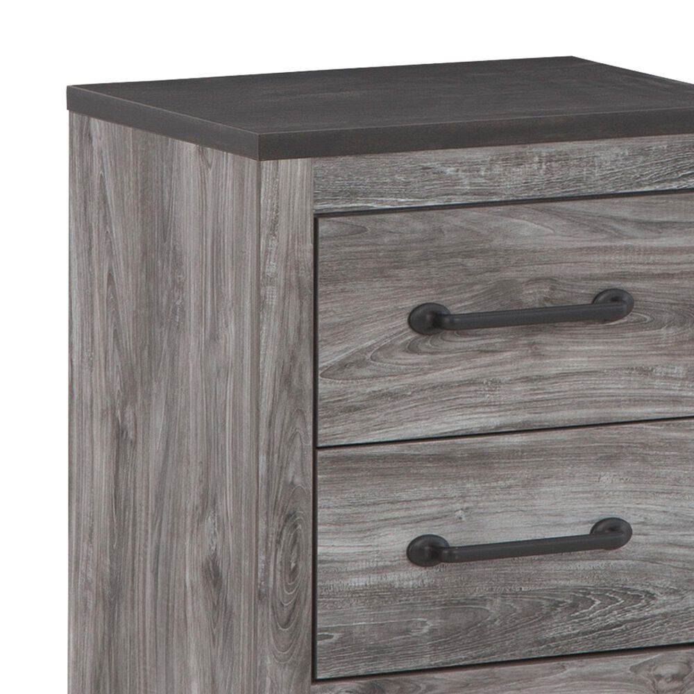 Ashley Bronyan 4-Piece Queen Bedroom Set in Dark Gray, , large